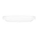 Elite Global Solutions 10" x 6 3/4" Oval Melamine Dinner Plate - White (B106OV-W) thumbnail 6