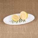 Elite Global Solutions 10" x 6 3/4" Oval Melamine Dinner Plate - White (B106OV-W) thumbnail 7