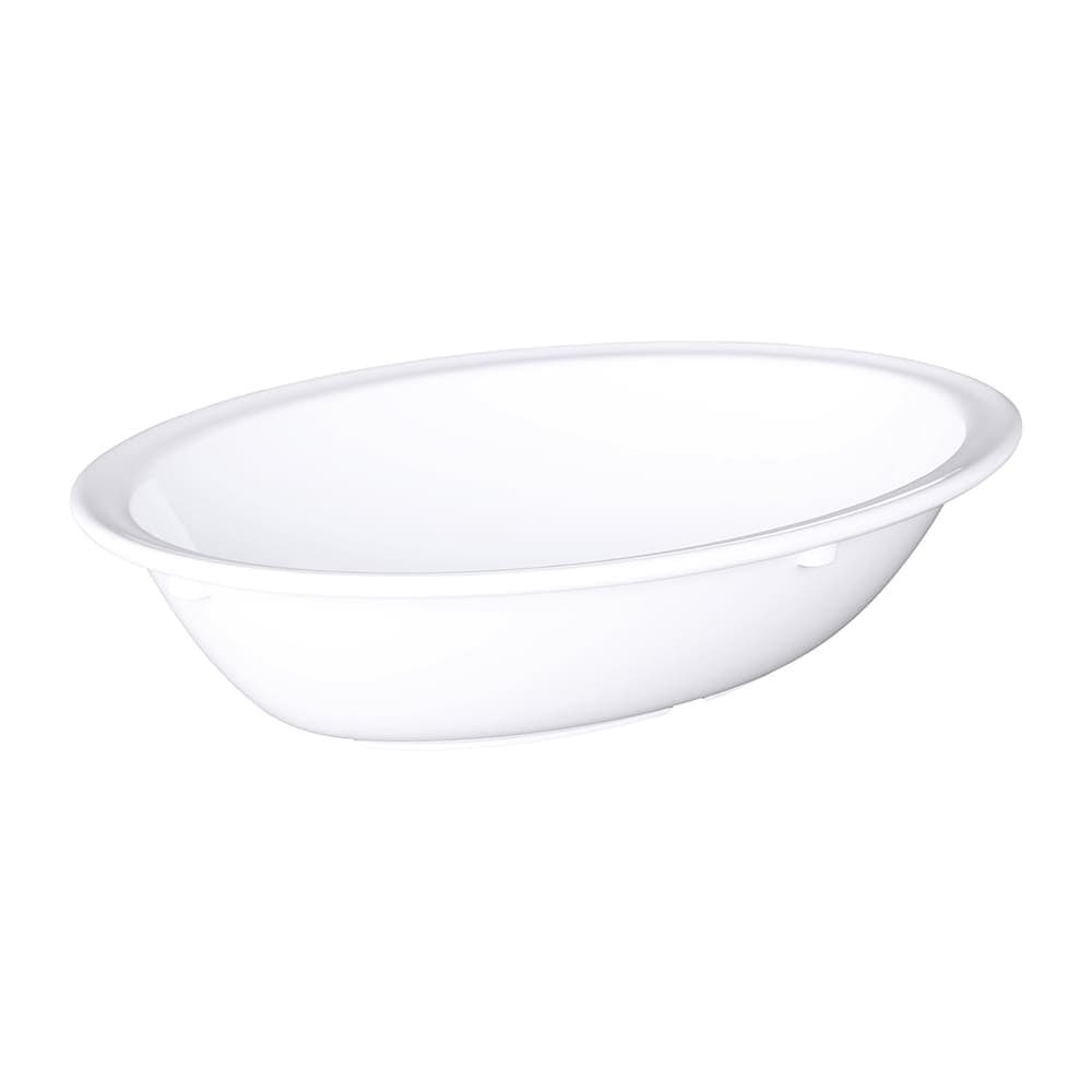 Elite Global Solutions 32 oz Oval Melamine Serving Bowl, White (B107OV-W)