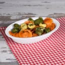 Elite Global Solutions 32 oz Oval Melamine Serving Bowl, White (B107OV-W) thumbnail 7