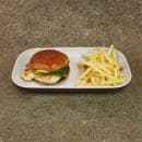 Elite Global Solutions 12" x 7" Rectangular Kona Platter - Melamine, Chocolate/White (B127RC2T-WS/CH) thumbnail 7