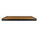 Elite Global Solutions 20 3/4" x 12 3/4" Rectangular Kobe Tray - Melamine, Black/Gold (B177208-GLDB) thumbnail 6