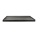 Elite Global Solutions 20 3/4" x 12 3/4" Rectangular Kobe Tray - Melamine, Black/Silver (B177208-SLVB) thumbnail 5