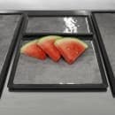 Elite Global Solutions 12 5/8" x 10 3/8" Rectangular Kobe Tray - Melamine, Black/Silver (B178128-SLVB) thumbnail 7