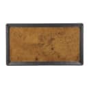 Elite Global Solutions 12 5/8" x 6 7/8" Rectangular Kobe Tray - Melamine, Black/Gold (B179128-GLDB) thumbnail 2
