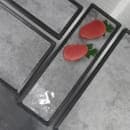 Elite Global Solutions 20 3/4" x 6 3/8" Rectangular Kobe Tray - Melamine, Black/Silver (B180208-SLVB) thumbnail 7