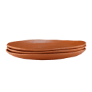 Elite Global Solutions 8" Round Melamine Salad Plate, Sunburn Terra Cotta (B182080-STCS) thumbnail 5