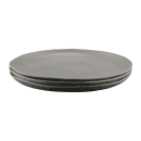 Elite Global Solutions 10 3/4" Round Melamine Dinner Plate, Dark Gray (B182106-DGS) thumbnail 5