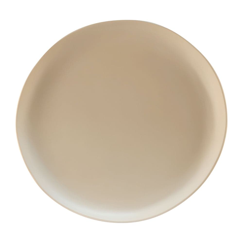Elite Global Solutions 10 3/4" Round Melamine Dinner Plate, Vanilla (B182106-V)