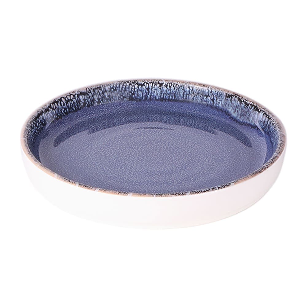 Elite Global Solutions 5 1/4" Round Melamine Monet Plate - Indigo Blue (B190053-IB)