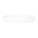 Elite Global Solutions 5 1/4" Round Melamine Monet Plate - White (B190053-W) thumbnail 3