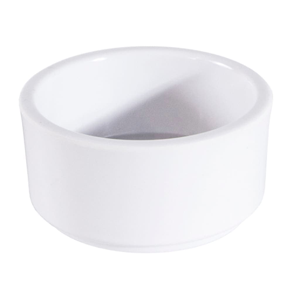 Elite Global Solutions 1 1/2 oz Melamine Ramekin, White (B216SM-W)
