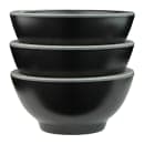 Elite Global Solutions 4 oz Round Melamine Bowl, Black/Silver (B245035-SLVB) thumbnail 6