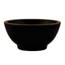 Elite Global Solutions 13 oz Round Melamine Bowl, Black/Gold (B245052-GLDB) thumbnail 3