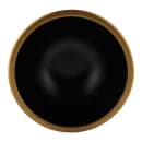 Elite Global Solutions 20 oz Round Melamine Bowl, Black/Gold (B245060-GLDB) thumbnail 2