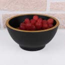 Elite Global Solutions 20 oz Round Melamine Bowl, Black/Gold (B245060-GLDB) thumbnail 7
