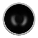 Elite Global Solutions 20 oz Round Melamine Bowl, Black/Silver (B245060-SLVB) thumbnail 2