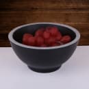 Elite Global Solutions 20 oz Round Melamine Bowl, Black/Silver (B245060-SLVB) thumbnail 7