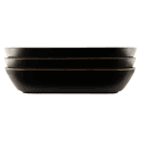 Elite Global Solutions 70 oz Oval Melamine Serving Bowl, Black/Gold (B248152-GLDB) thumbnail 6