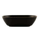 Elite Global Solutions 45 oz Oval Melamine Serving Bowl, Black/Gold (B249102-GLDB) thumbnail 3