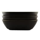 Elite Global Solutions 45 oz Oval Melamine Serving Bowl, Black/Gold (B249102-GLDB) thumbnail 6