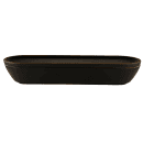 Elite Global Solutions 20 1/4" x 6" Oval Melamine Bowl Lid - Black/Gold (B250200-GLDB) thumbnail 7