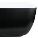 Elite Global Solutions 147 oz Rectangular Melamine Serving Bowl, Black/White (B263208-BW) thumbnail 5