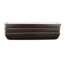 Elite Global Solutions 147 oz Rectangular Melamine Serving Bowl, White/Chocolate (B263208-WS/CH) thumbnail 6