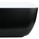 Elite Global Solutions 72 oz Rectangular Melamine Serving Bowl, Black/White (B264105-BW) thumbnail 5