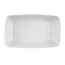 Elite Global Solutions 72 oz Rectangular Melamine Serving Bowl, White/Chocolate (B264105-WS/CH) thumbnail 2