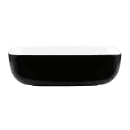 Elite Global Solutions 19 oz Rectangular Melamine Bowl, Black/White (B265069-BW) thumbnail 3