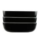 Elite Global Solutions 19 oz Rectangular Melamine Bowl, Black/White (B265069-BW) thumbnail 6