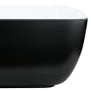 Elite Global Solutions 45 oz Rectangular Melamine Serving Bowl, Black/White (B266069-BW) thumbnail 5