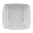 Elite Global Solutions 45 oz Rectangular Melamine Serving Bowl, White/Chocolate (B266069-WS/CH) thumbnail 2