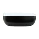 Elite Global Solutions 31 oz Square Melamine Serving Bowl, Black/White (B267065-BW) thumbnail 3