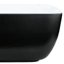 Elite Global Solutions 113 oz Square Melamine Serving Bowl, Black/White (B267098-BW) thumbnail 5