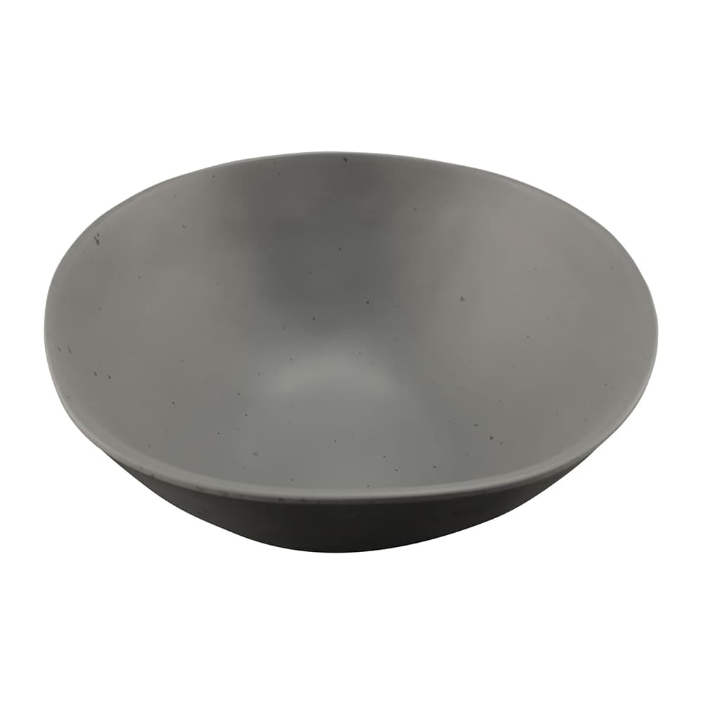 Elite Global Solutions 35 oz Round Melamine Serving Bowl, Dark Gray (B275076-DGS)