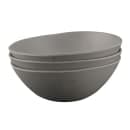 Elite Global Solutions 35 oz Round Melamine Serving Bowl, Dark Gray (B275076-DGS) thumbnail 6