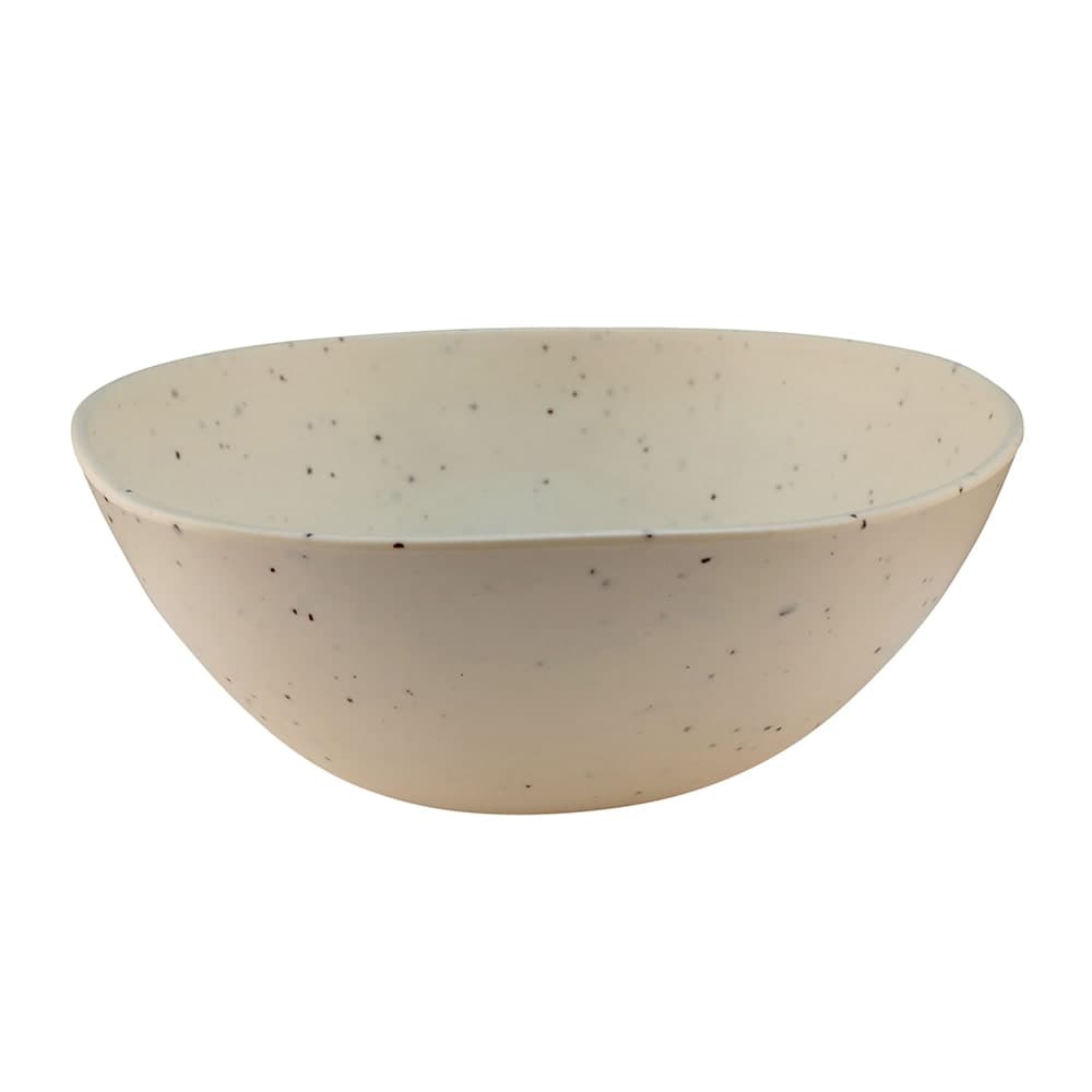 Elite Global Solutions 35 oz Round Melamine Serving Bowl, Eggshell (B275076-ESS)