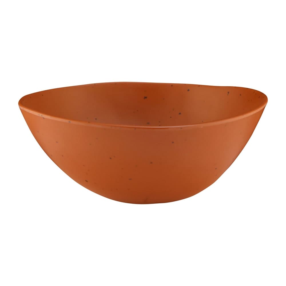 Elite Global Solutions 35 oz Round Melamine Serving Bowl, Sunburn Terra Cotta (B275076-STCS)