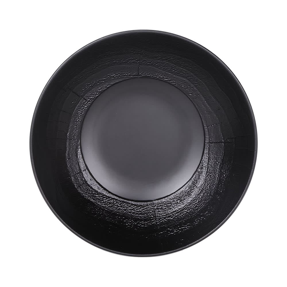 Elite Global Solutions 17 oz Round Melamine Denali Bowl - Black (B30369-B)