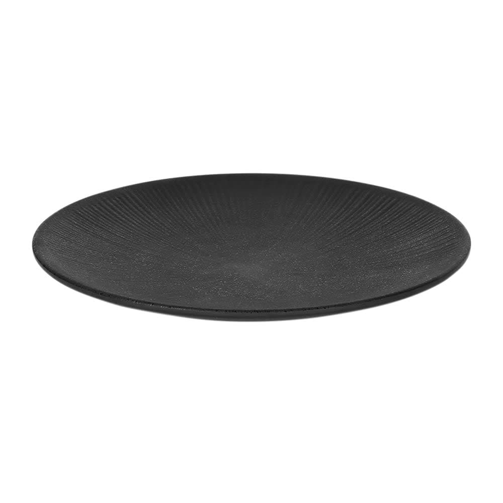 Elite Global Solutions 10 1/4" Round Melamine Plate, Black (B379103-B)