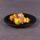 Elite Global Solutions 10 1/4" Round Melamine Plate, Black (B379103-B) thumbnail 6