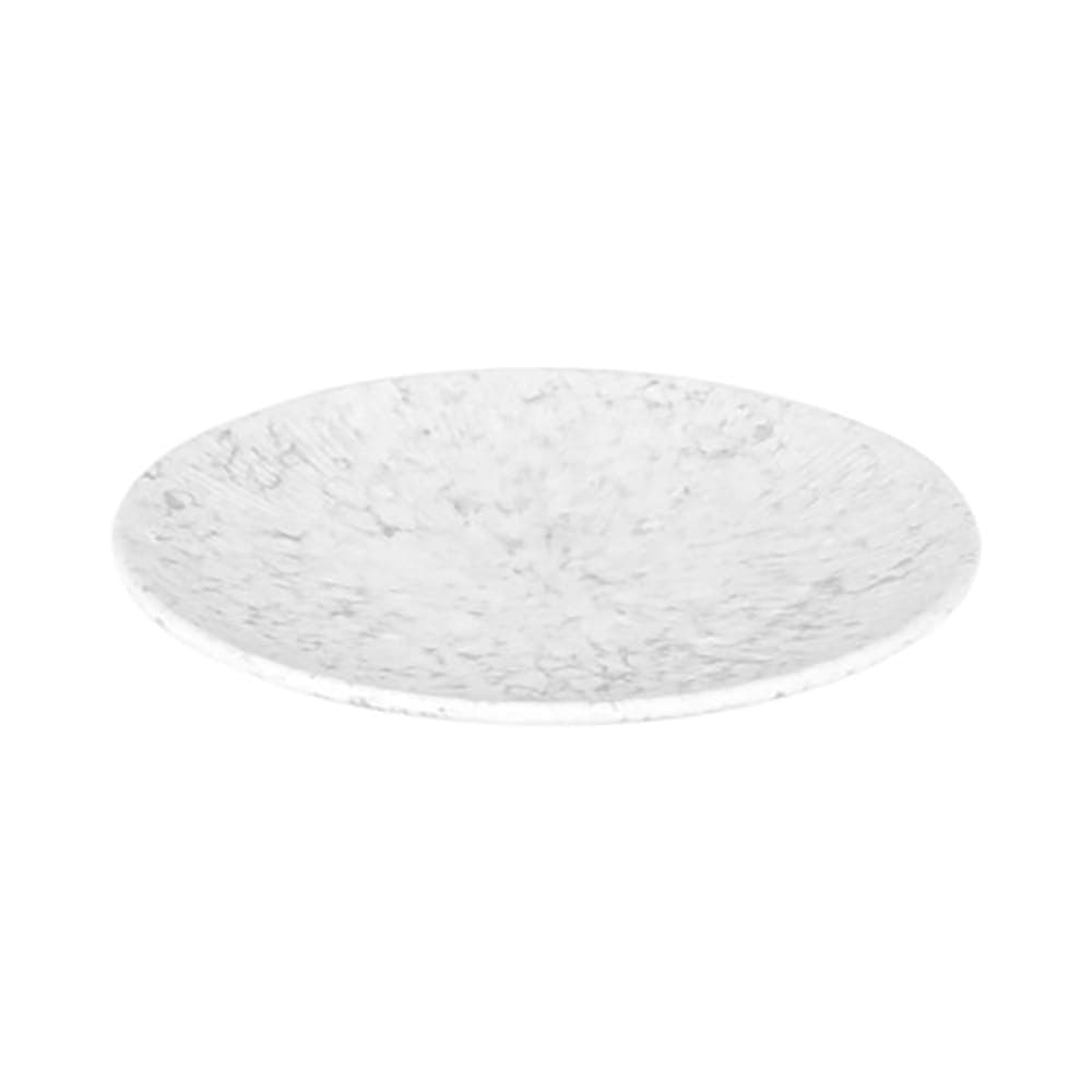 Elite Global Solutions 10 1/4" Round Melamine Plate, Gray Marble (B379103-GYM)