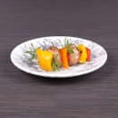 Elite Global Solutions 8 1/4" Round Melamine Plate, Marble (B379825-BBM) thumbnail 6