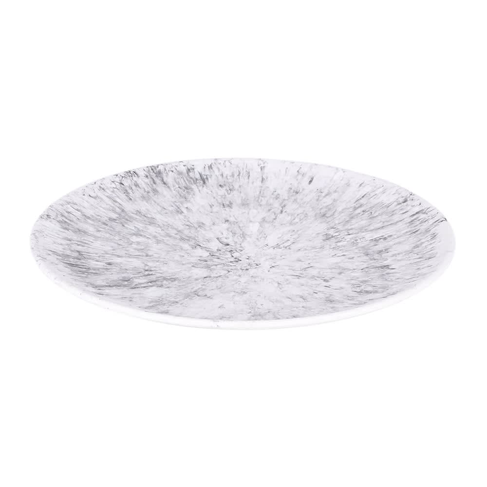 Elite Global Solutions 13" Round Melamine Plate, Marble (B380130-BBM)