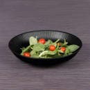 Elite Global Solutions 36 oz Round Melamine Bowl, Black (B381885-B) thumbnail 6