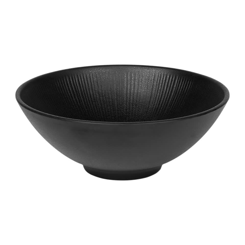 Elite Global Solutions 67 oz Round Melamine Bowl, Black (B382950-B)