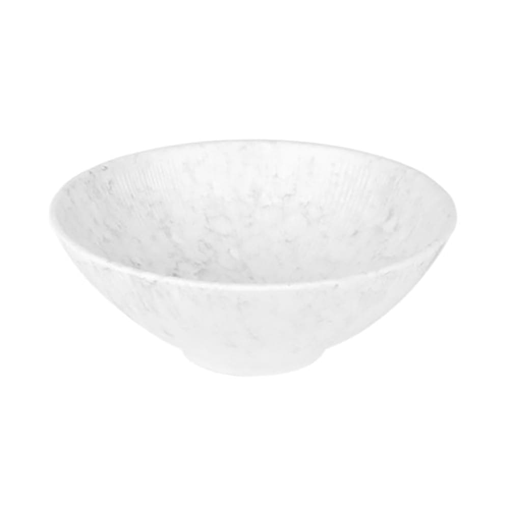 Elite Global Solutions 67 oz Round Melamine Bowl, Gray Marble (B382950-GYM)