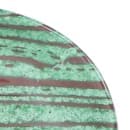 Elite Global Solutions Oval Plastic Dinner Plate - 11" x 5 1/4", Stardust Green (B396110-SDG) thumbnail 5